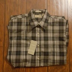 Natural Issue Button Down Plaid Shirt
